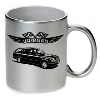 Mercedes Benz W124/S124 T-Modell 200 - 500  (84-93) Version 2 - Tasse / Keramikbecher m. Aufdruck