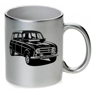 Renault R4 Version2  Tasse / Keramikbecher m. Aufdruck