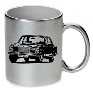 Mercedes Strich Acht /8 W114 W115 200 280 Limo V2 - Tasse / Keramikbecher m. Aufdruck