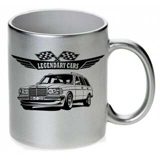 Mercedes Benz W123 T-Modell (S123; 1975-1986) -  Tasse / Keramikbecher m. Aufdruck