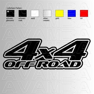 4x4 OFFROAD Sticker Aufkleber Autoaufkleber - AVAMBA SHOP - die schön