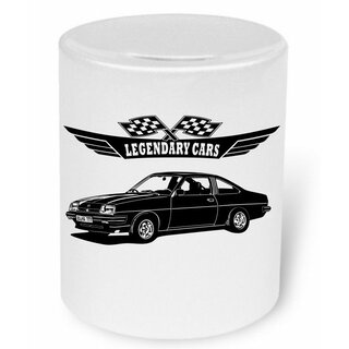 OPEL Manta B Version3 (1975-1988) Moneybox / Spardose mit Aufdruck