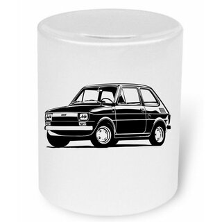 Polski Fiat 126p Maluch Edition  Moneybox / Spardose mit Aufdruck