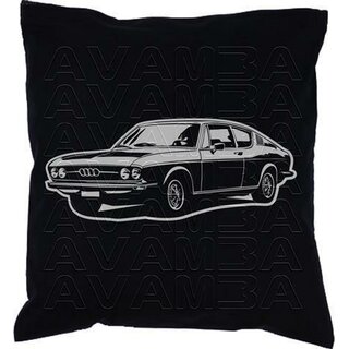 Audi 100 Coupe C1 Typ F104 Version2 (1968 - 1976) Car-Art-Kissen / Car-Art-Pillow