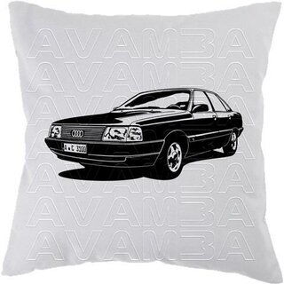 Audi 100 Limousine C3 Typ 44 (1982 - 1988) Car-Art-Kissen / Car-Art-Pillow