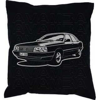 Audi 100 Limousine C3 Typ 44 (1982 - 1988) Car-Art-Kissen / Car-Art-Pillow