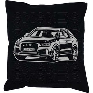 Audi Q3 Quattro Car-Art-Kissen / Car-Art-Pillow