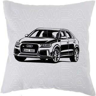 Audi Q3 Quattro Car-Art-Kissen / Car-Art-Pillow