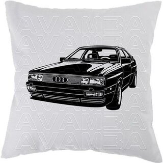 Audi Quattro Coup Ur-Quattro (1980 - 1991) Car-Art-Kissen / Car-Art-Pillow