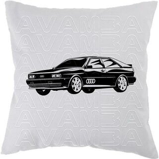 Audi Quattro Coup Version2 (1980 - 1991) Car-Art-Kissen / Car-Art-Pillow