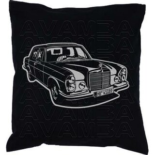 Mercedes Benz 250 S - 300 SEL  W108 - W109 Version2 (1965-1972) -Car-Art-Kissen / Car-Art-Pillow