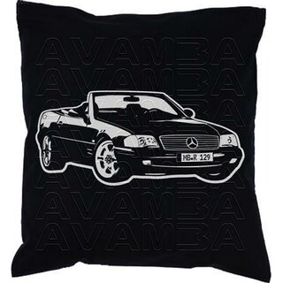 Mercedes Benz 280 - 600 SL  Roadster Cabrio Baureihe R129 (1989-2001) Car-Art-Kissen / Car-Art-Pillow