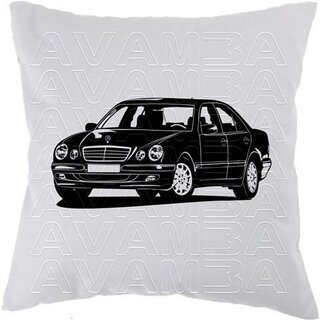 Mercedes Benz W210 E-Klasse Limousine  (1995-2002) - Car-Art-Kissen / Car-Art-Pillow