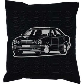 Mercedes Benz W210 E-Klasse Limousine  (1995-2002) - Car-Art-Kissen / Car-Art-Pillow