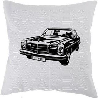 Mercedes Strich Acht Coup /8 W114 W115 200 280 -Car-Art-Kissen / Car-Art-Pillow