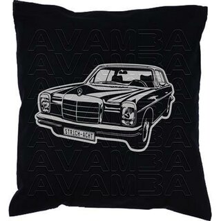 Mercedes Strich Acht Coup /8 W114 W115 200 280 -Car-Art-Kissen / Car-Art-Pillow