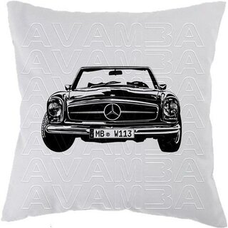 Mercedes W113 Pagode Front Car-Art-Kissen / Car-Art-Pillow