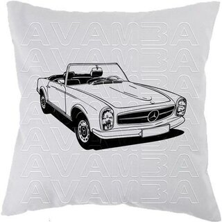 Mercedes W113 Pagode Version3 Car-Art-Kissen / Car-Art-Pillow