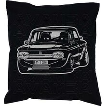 NSU Prinz TTS (1967 - 1971) Car-Art-Kissen / Car-Art-Pillow