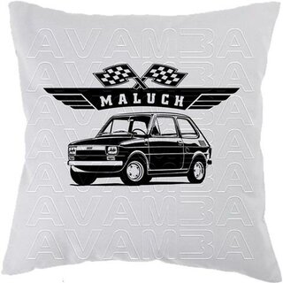 Polski Fiat 126p Maluch Edition Car-Art-Kissen / Car-Art-Pillow