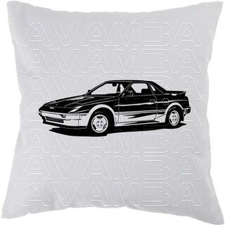 Toyota MR2 (W1, 1984?1989) Car-Art-Kissen / Car-Art-Pillow