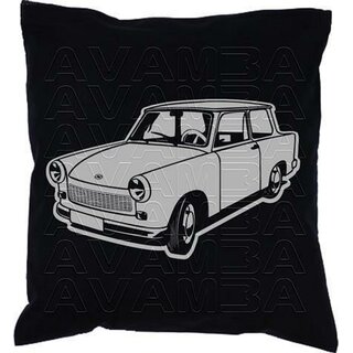 Trabant Trabbi Sachsenring (1957 - 1991) Car-Art-Kissen / Car-Art-Pillow