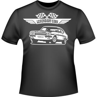 Ford Capri RS 2600 (1970 - 1973) T-Shirt / Kapuzenpullover (Hoodie)