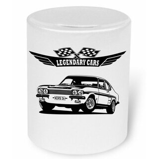 Ford Capri RS 2600 (1970 - 1973)  Moneybox / Spardose mit Aufdruck