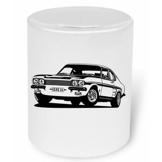 Ford Capri RS 2600 (1970 - 1973)  Moneybox / Spardose mit Aufdruck