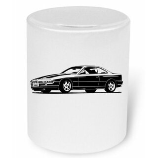 BMW 840-850 Version 3 (E31 - 1989 - 1999) Moneybox / Spardose mit Aufdruck