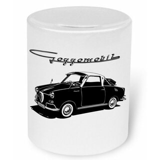 Glas Goggomobil Coupe TS 250 V2  Moneybox / Spardose mit Aufdruck