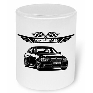 BMW 3er E90  (2005 - 2013)  Moneybox / Spardose mit Aufdruck