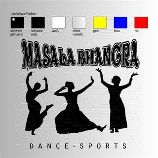 Masala Bhangra V2  Aufkleber / Sticker