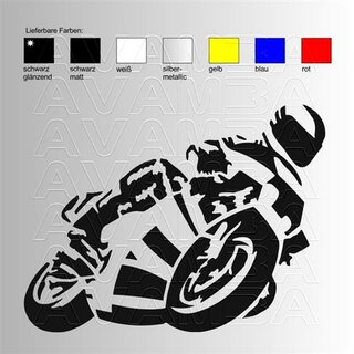 Motorrad Racer Aufkleber / Sticker - AVAMBA SHOP - die schönsten Auto