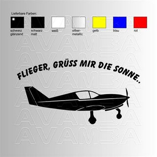 Sportflieger Aufkleber/ Sticker