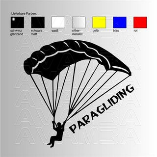 Paragliding V6 Aufkleber/ Sticker