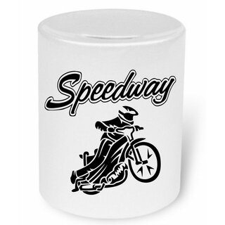 Speedway No 3 Moneybox / Spardose mit Aufdruck