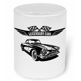 Chevrolet Corvette C1 1958 - 1961 Moneybox / Spardose mit Aufdruck