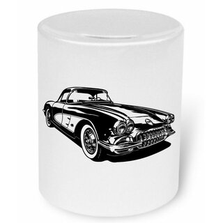 Chevrolet Corvette C1 1958 - 1961 Moneybox / Spardose mit Aufdruck