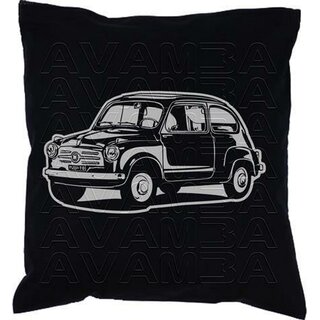 Fiat 600 Seicento Car-Art-Kissen / Car-Art-Pillow