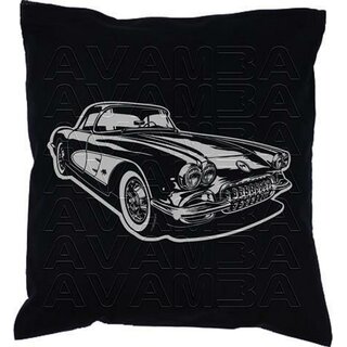 Chevrolet Corvette C1 1958 - 1961 Car-Art-Kissen / Car-Art-Pillow