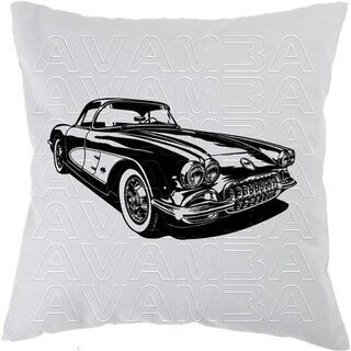 Chevrolet Corvette C1 1958 - 1961 Car-Art-Kissen / Car-Art-Pillow