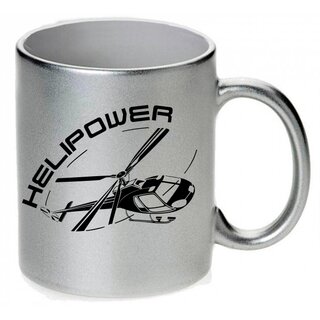 Helipower Hubschrauber Tasse / Keramikbecher m. Aufdruck