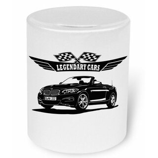 BMW 2er Cabrio F23 (ab 2015)  Moneybox / Spardose mit Aufdruck