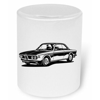 BMW CS E9  (1968 - 1975)  Moneybox / Spardose mit Aufdruck