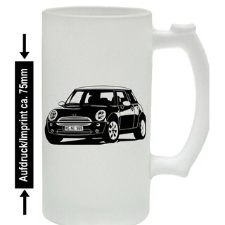 BMW Mini  Bierkrug / Beermug m. Aufdruck