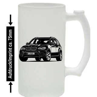 BMW X5 Bierkrug / Beermug m. Aufdruck