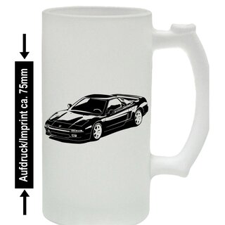 Honda NSX NA1 (1990 - 2005) Bierkrug / Beermug m. Aufdruck