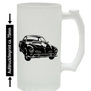 Karmann Ghia Typ 14  Bierkrug / Beermug m. Aufdruck