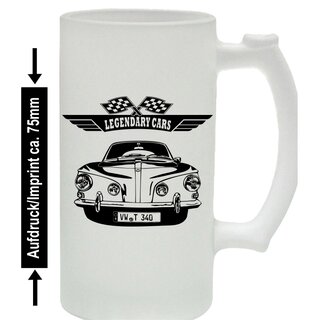 Karmann Ghia Typ 34 (1961 - 1968) Bierkrug / Beermug m. Aufdruck